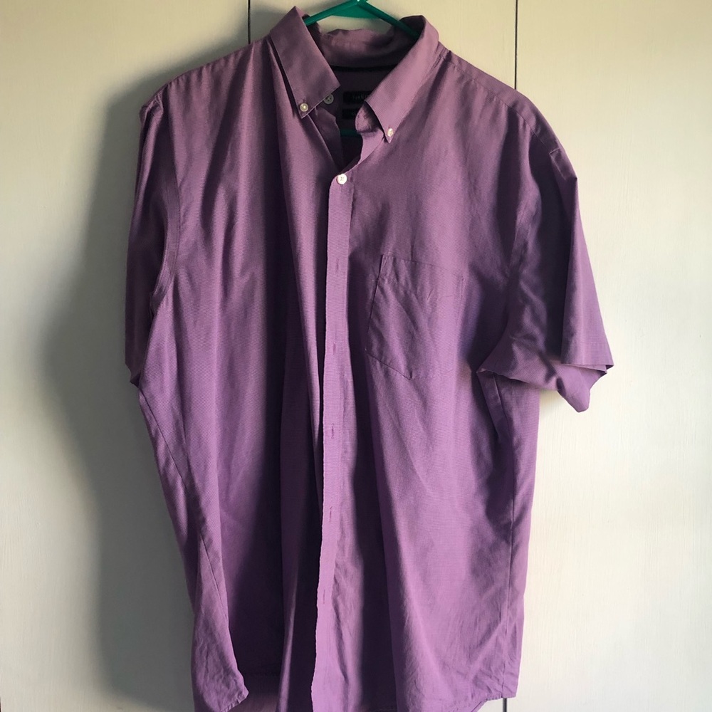 Van Heusen Short Sleeved Dress Shirt